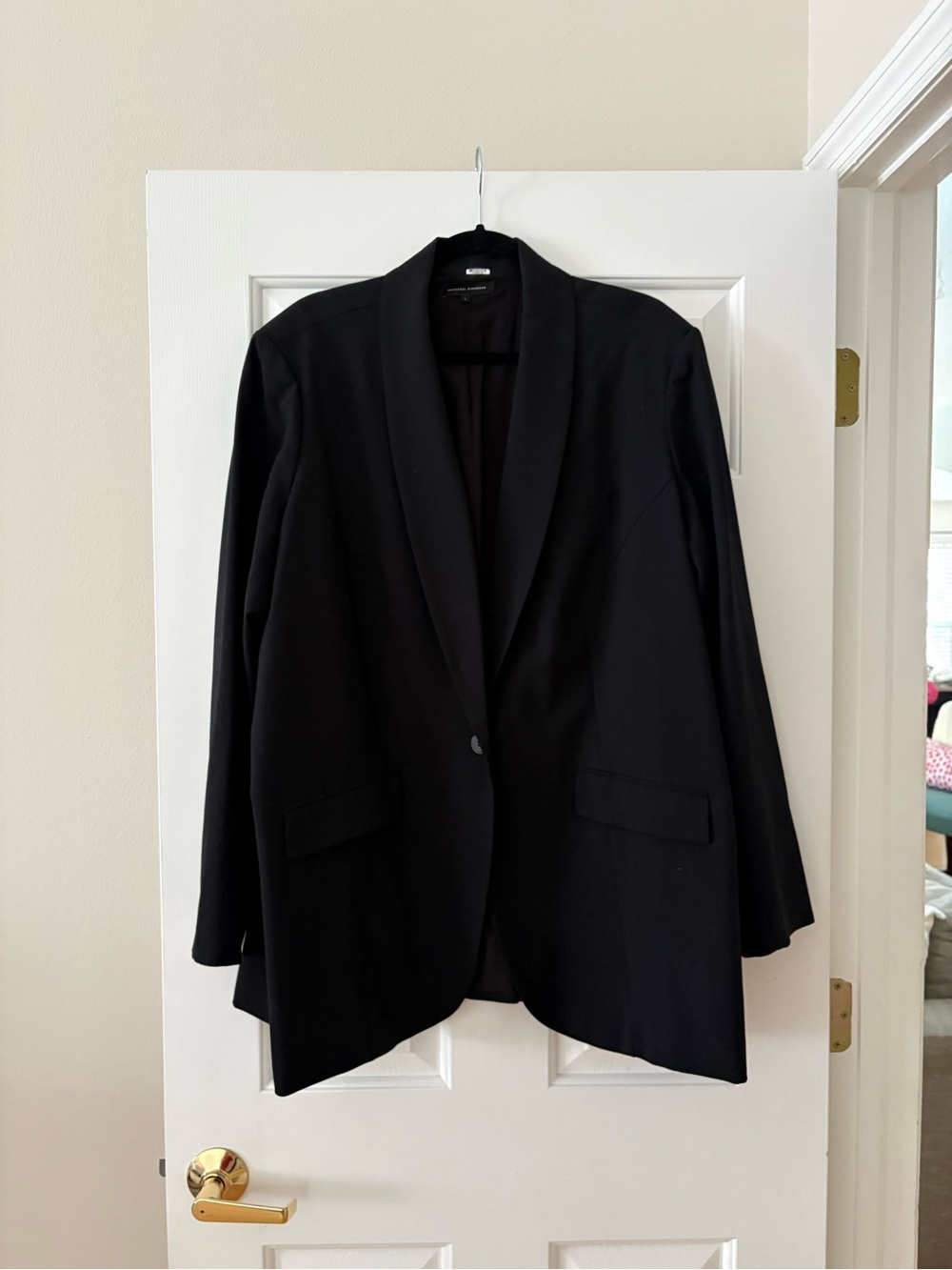 Universal Standard Black Single-Button Blazer 2x